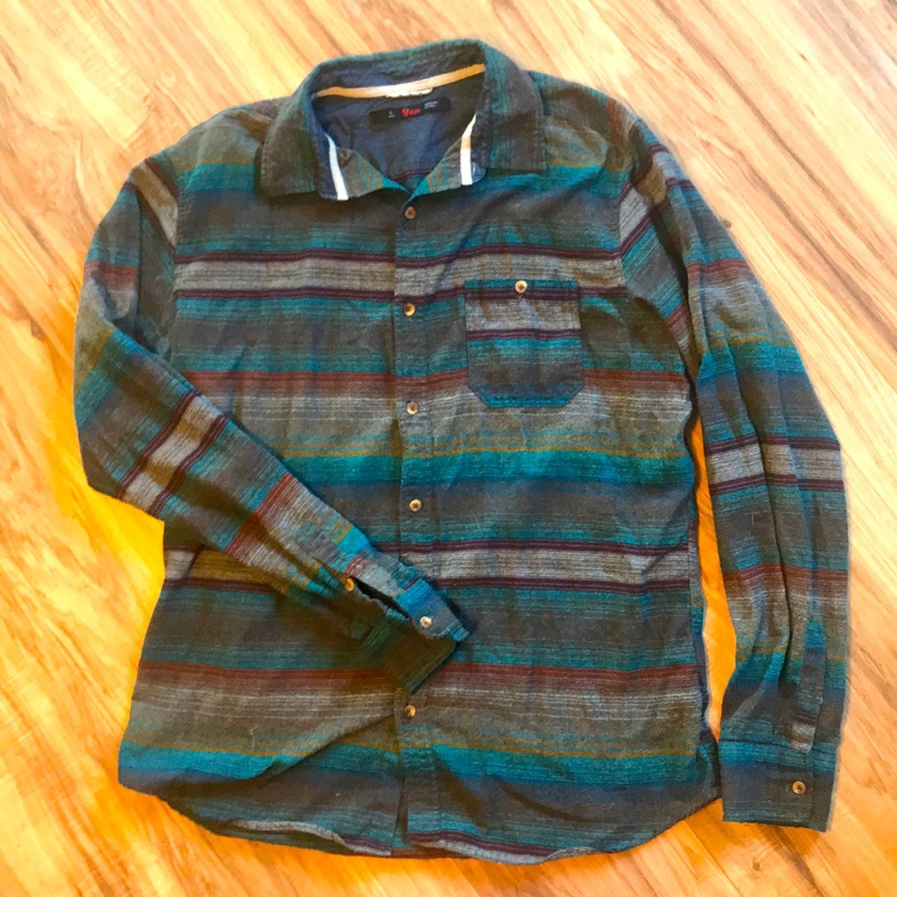 Stoic Baja Print Casual Button Down